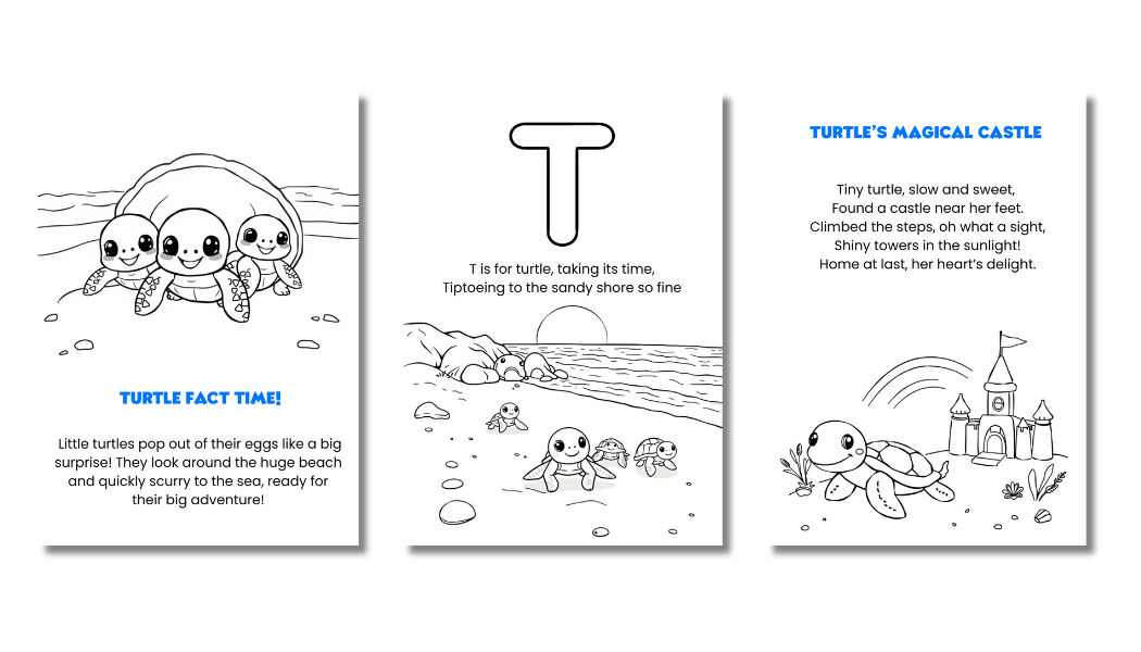 Summer Vacation Coloring Fun