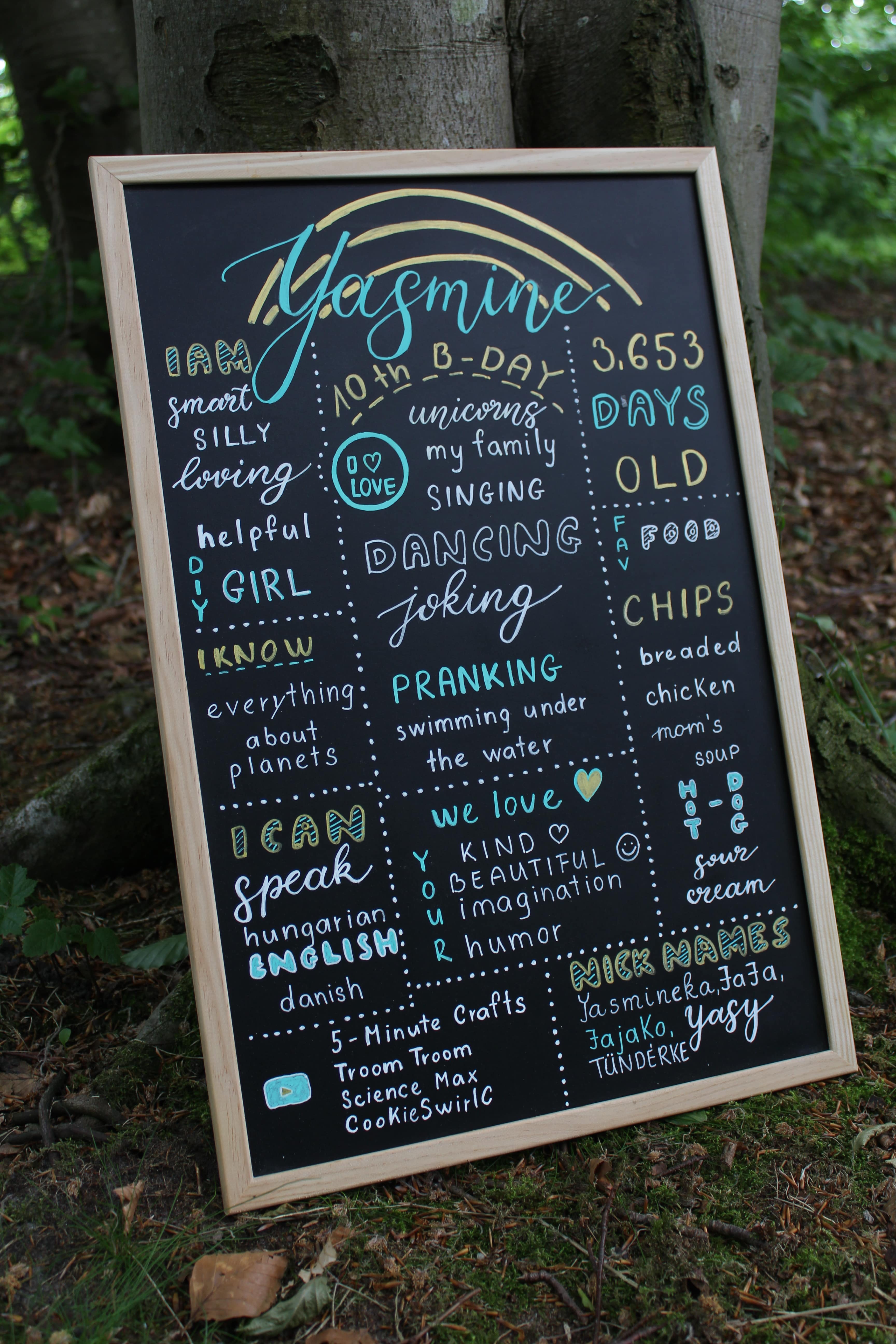 Personalized Chalkboards