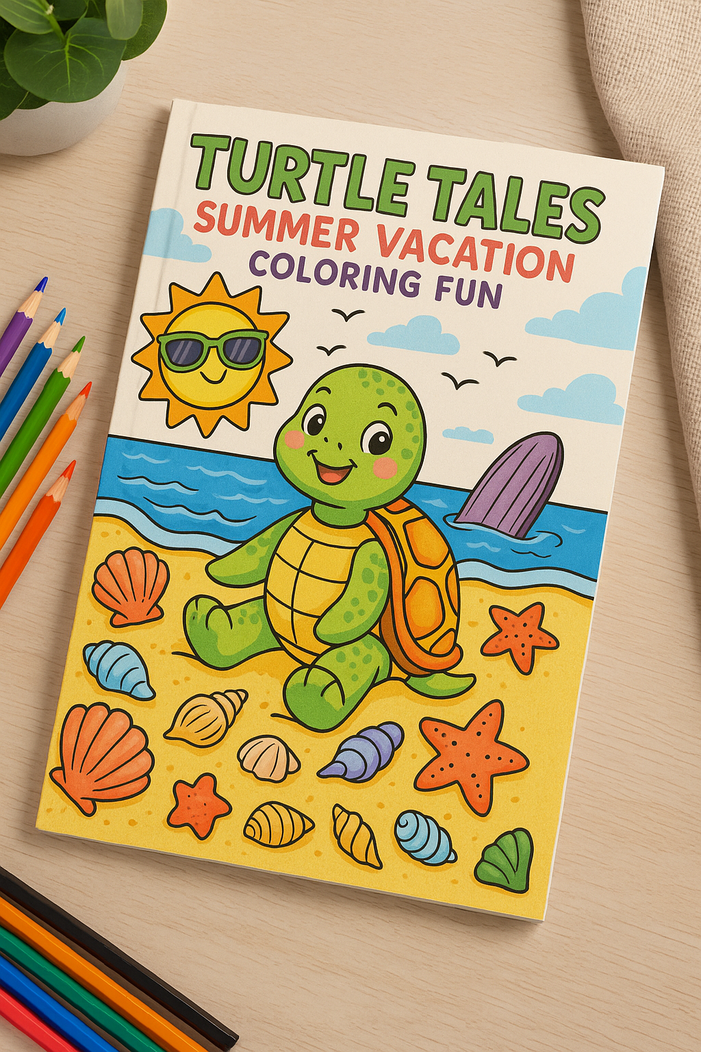 Summer Vacation Coloring Fun
