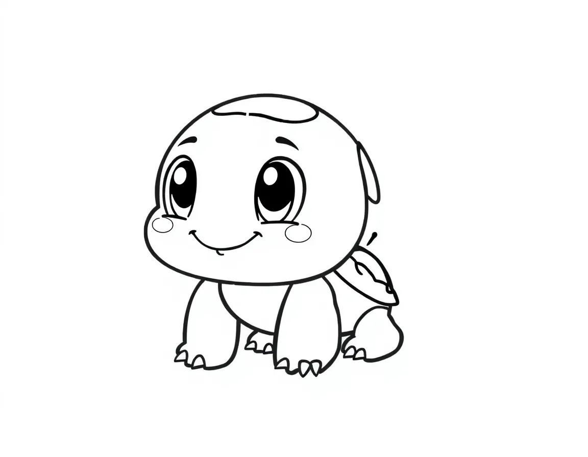 turtle fun coloring book